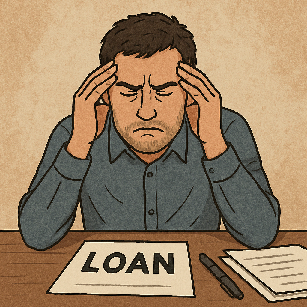 frustrated borrower
