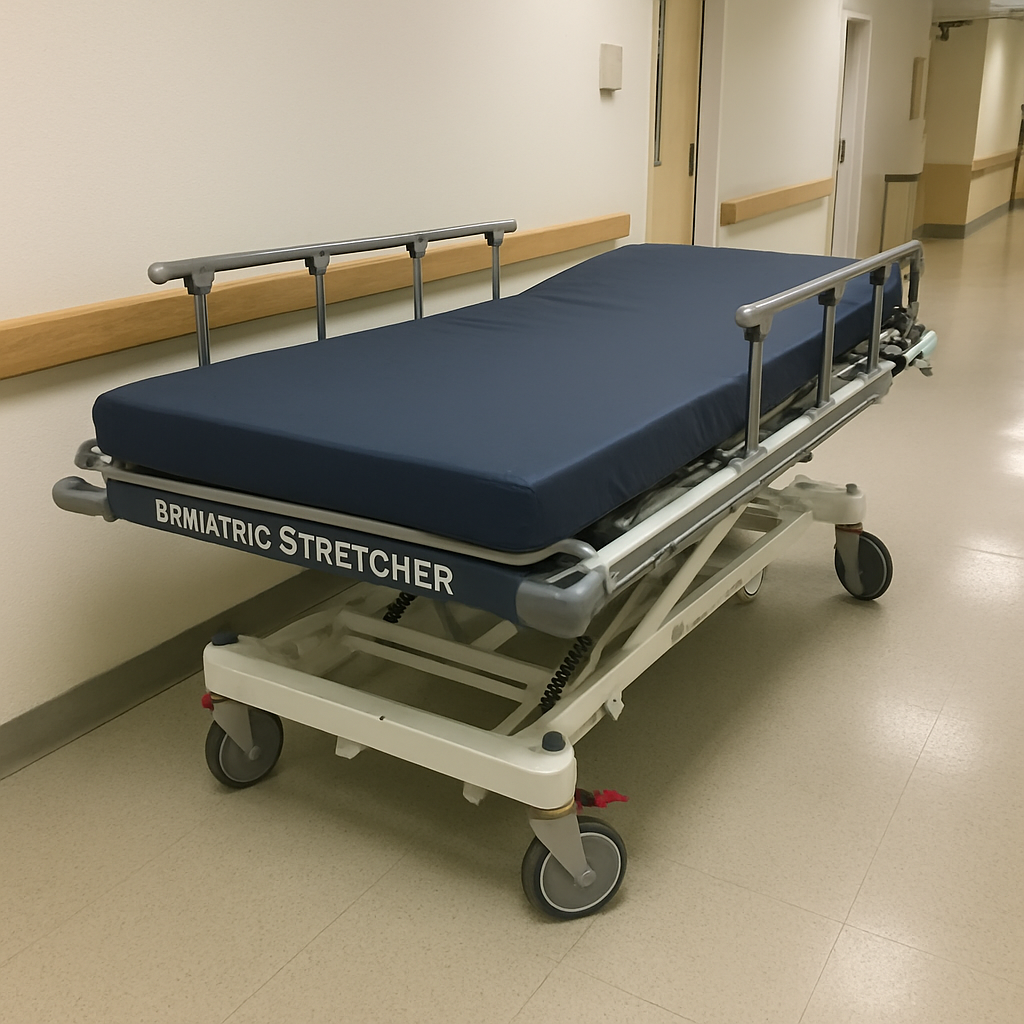 Bariatric stretcher in hospital setting