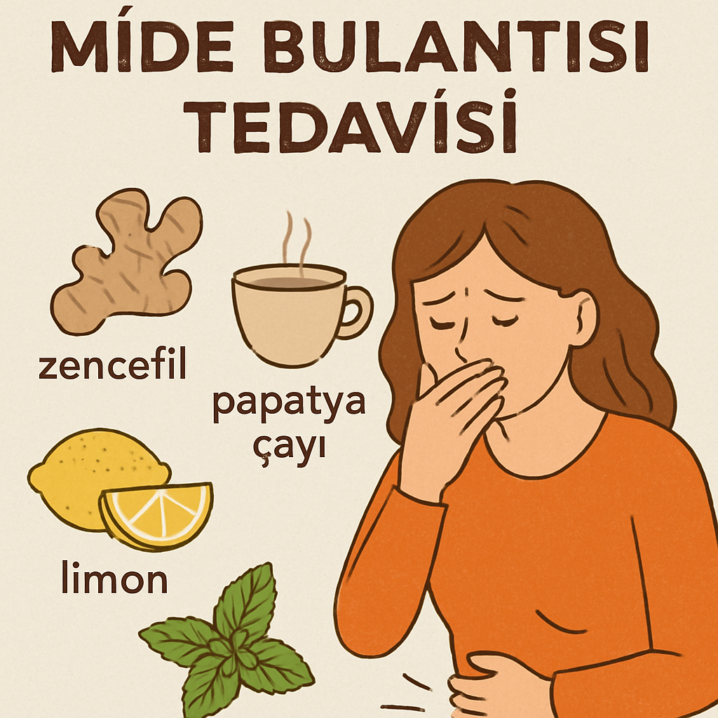 Doğal çözümler ve mide bulantısı tedavisi