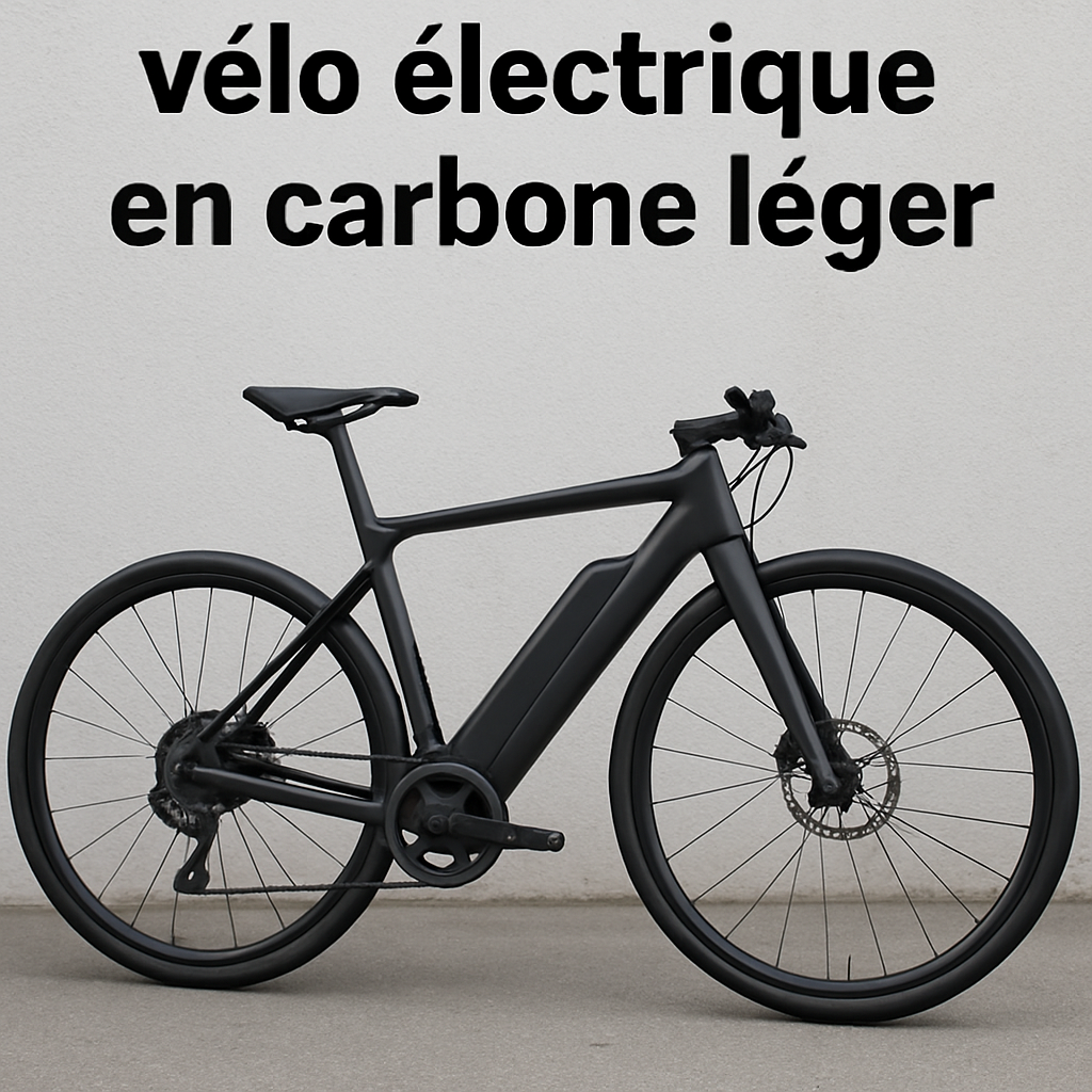 vélo électrique en carbone léger