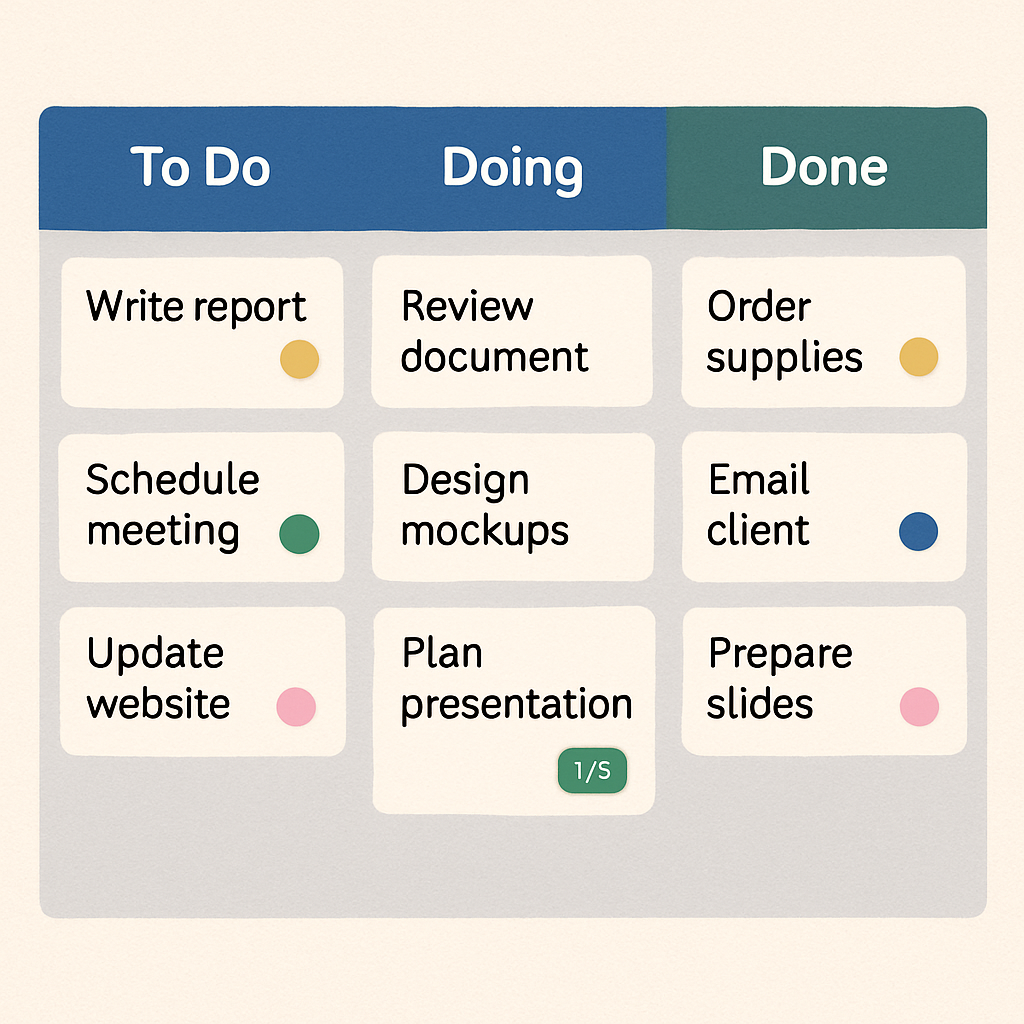 Trello productivity board