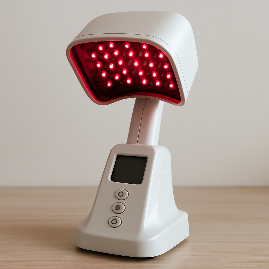 Imagem de um aparelho de laser para terapia capilar