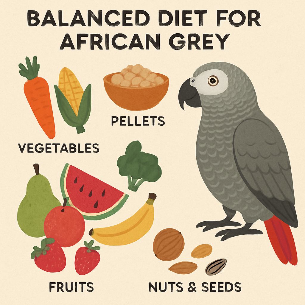 Balanced Diet for African Grey
