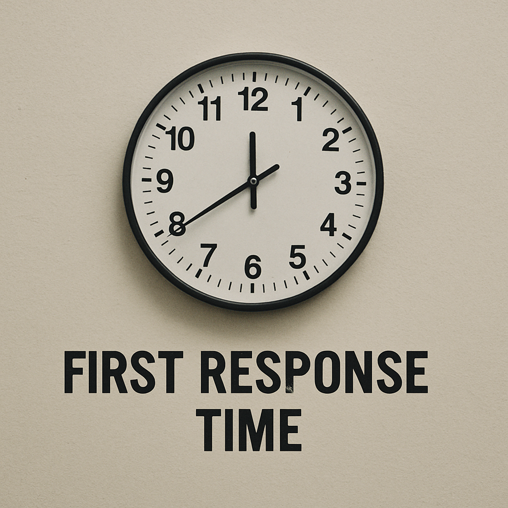 First response time clock