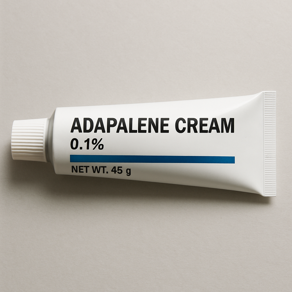 Adapalene cream tube