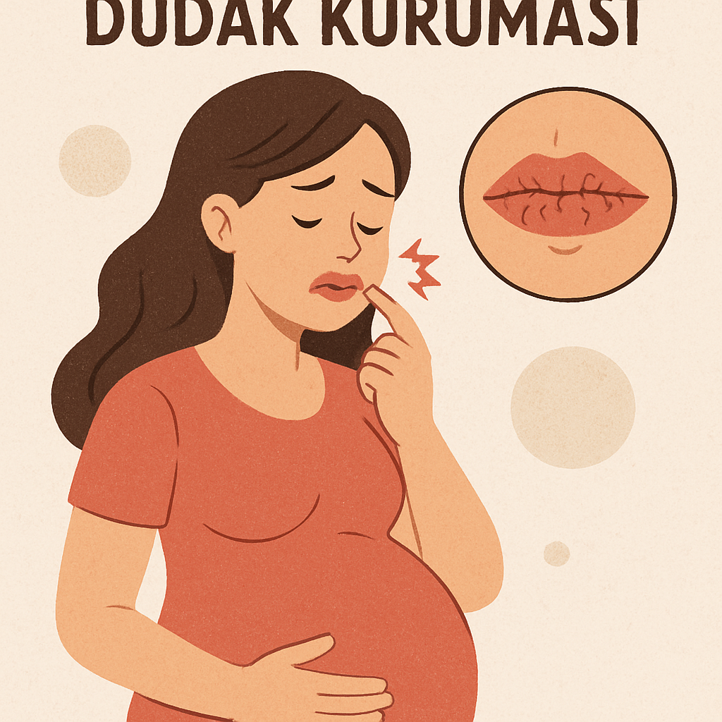 hamilelikte dudak kuruması