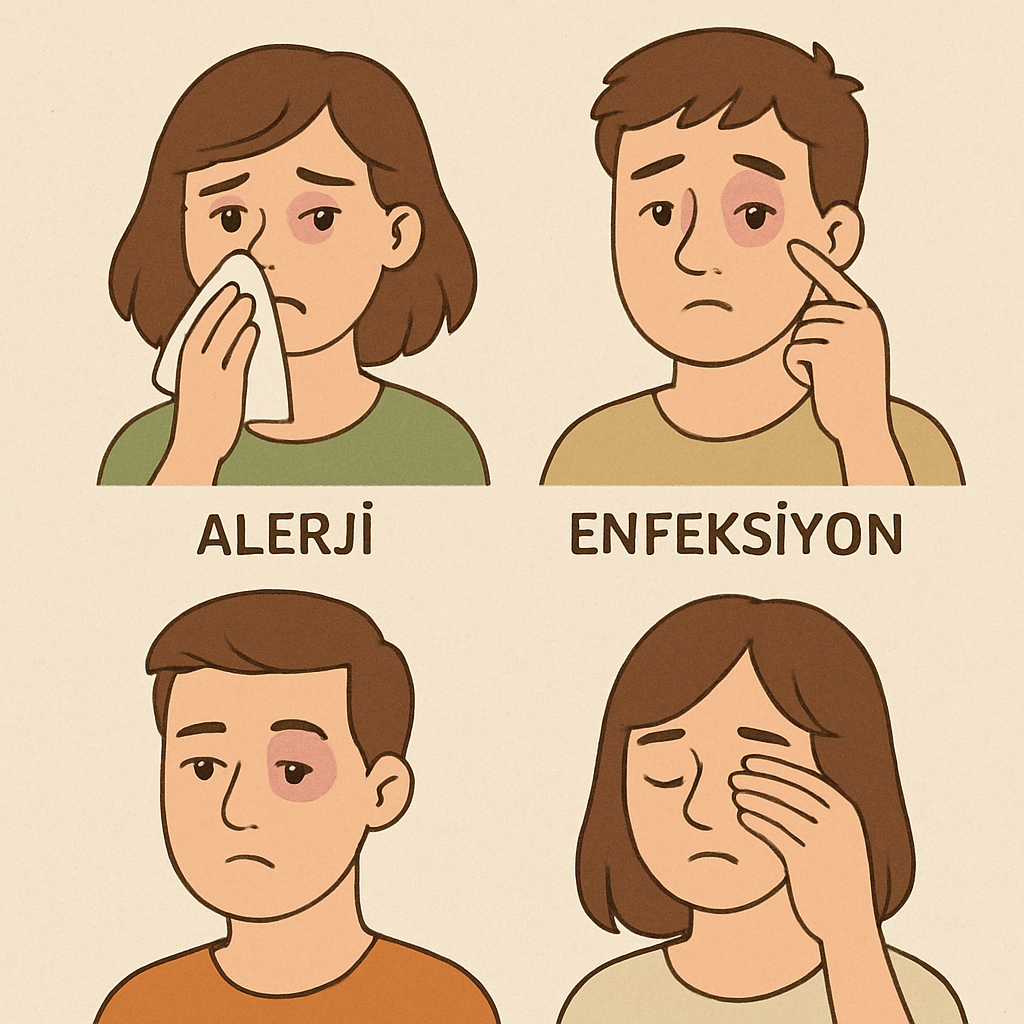 göz şişmesi nedenleri
