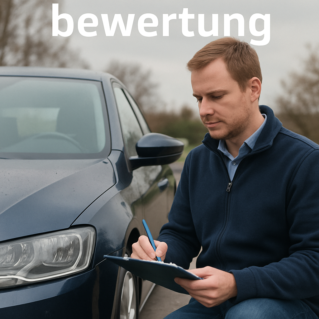 Fahrzeugbewertung in Aktion