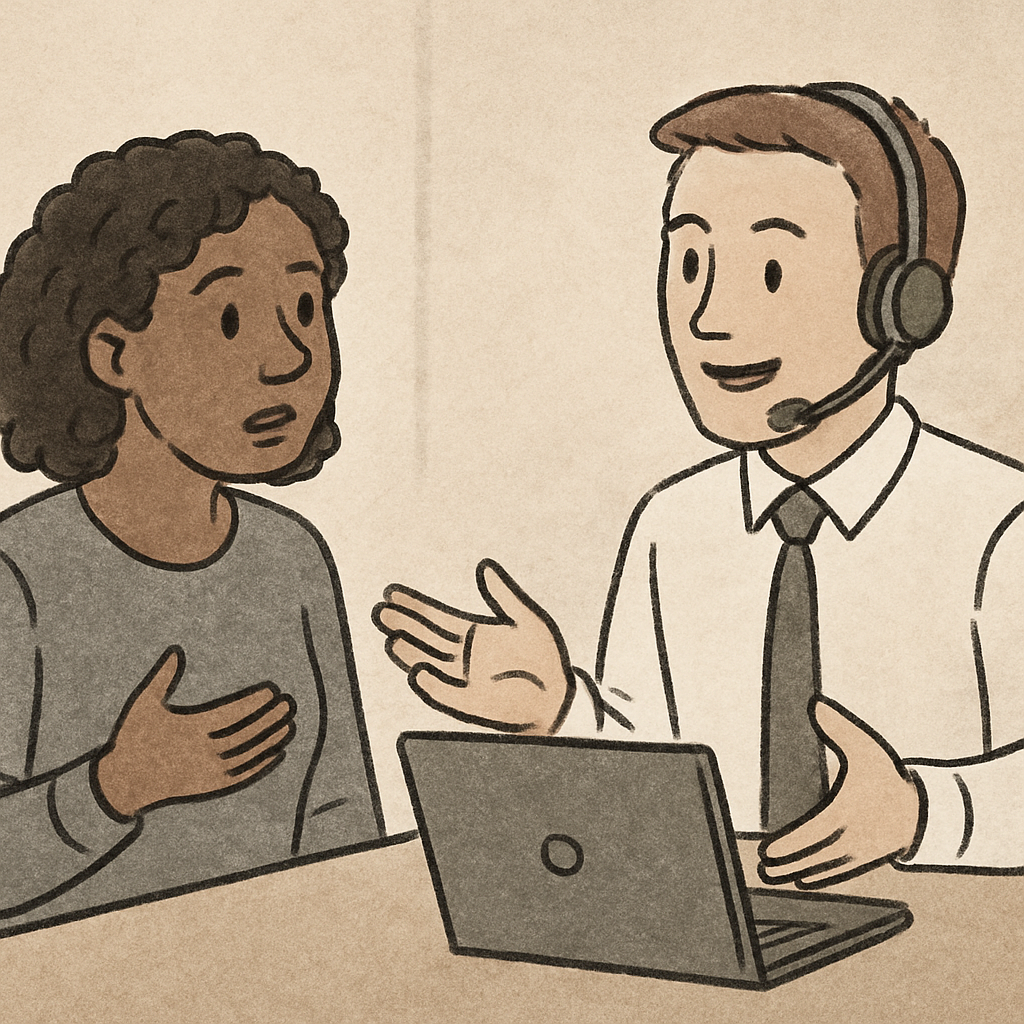 Customer service interaction