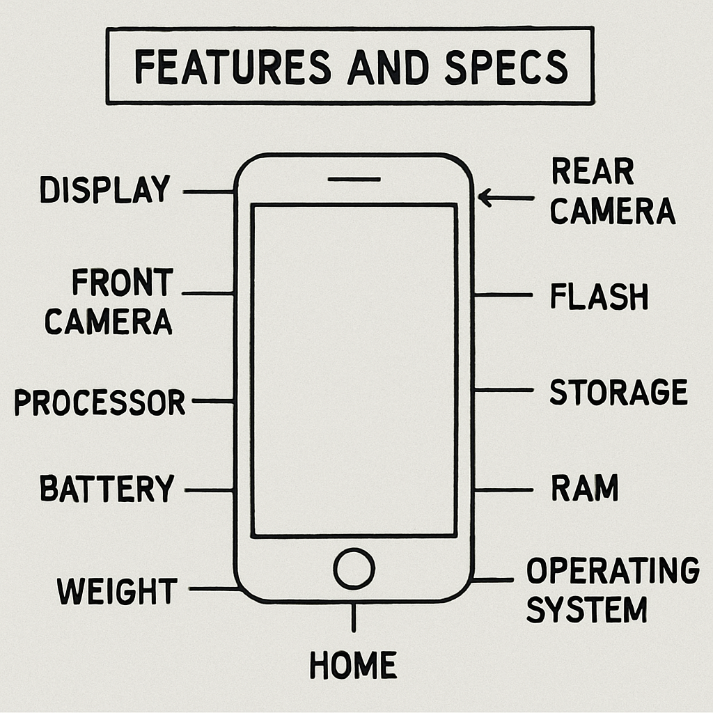 Features and Specs Diagram