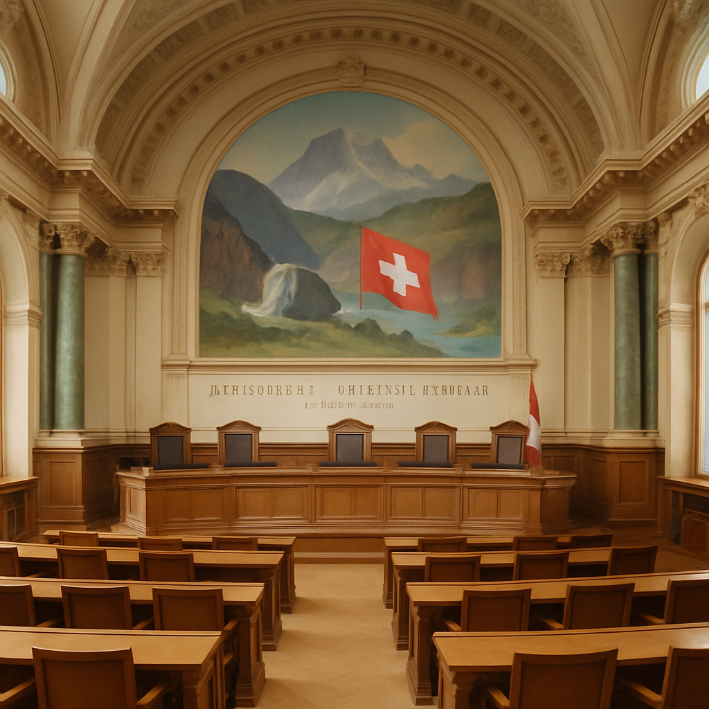 Interior of the Swiss Federal Supreme Court
