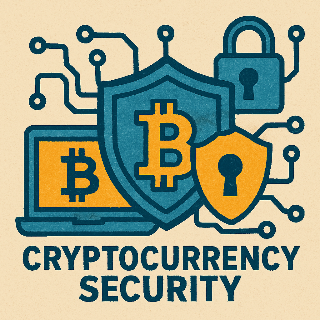 Cryptocurrency security illustration