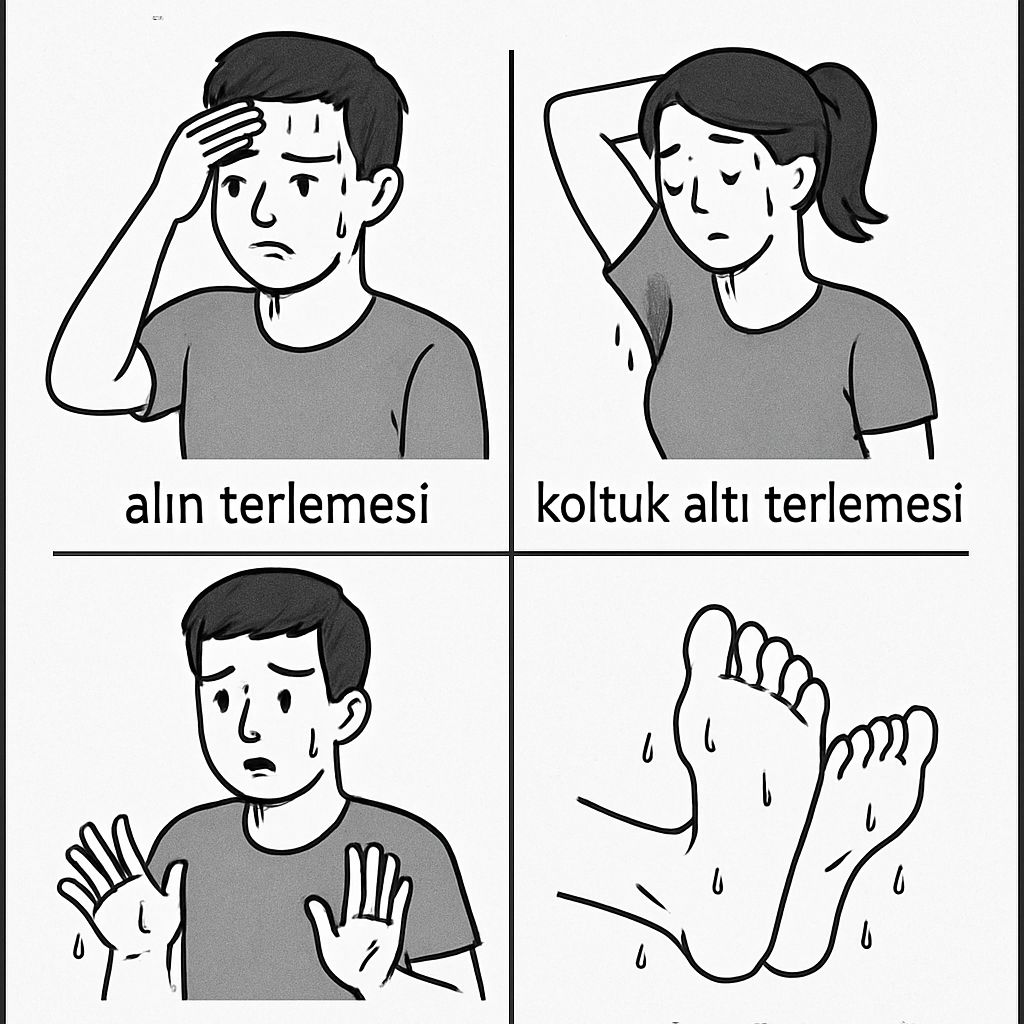 aşırı terleme semptomları