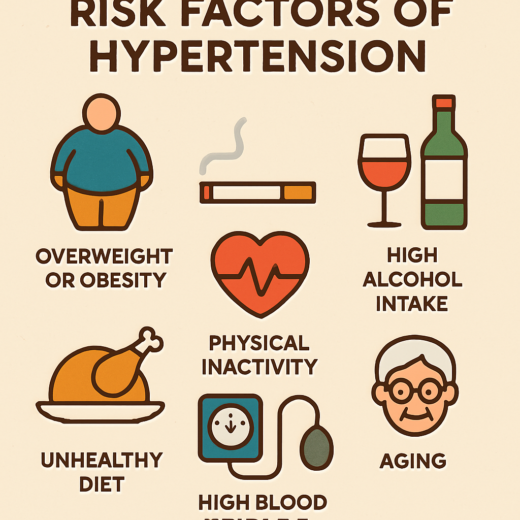 Risk factors of hypertension