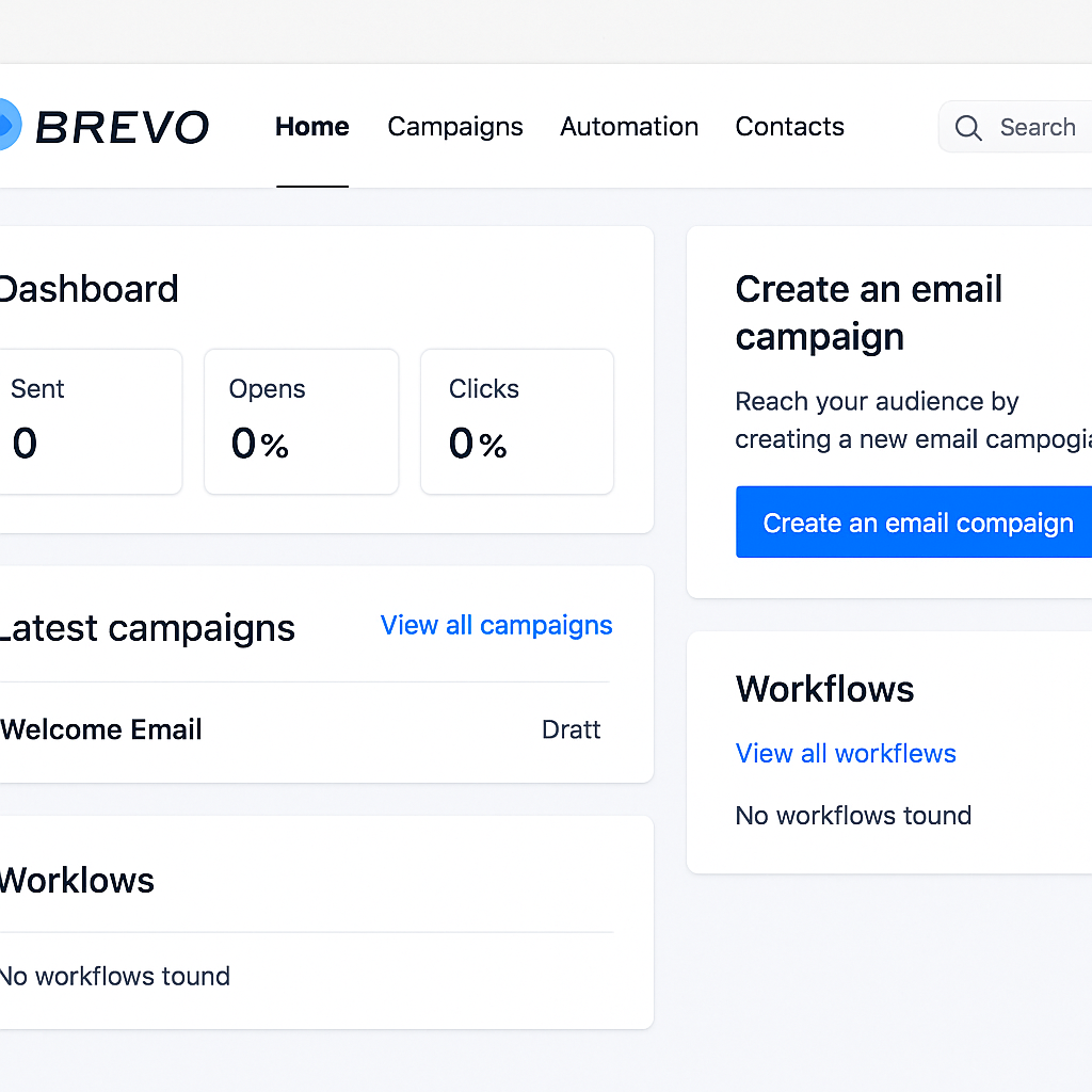 Brevo Interface Screenshot
