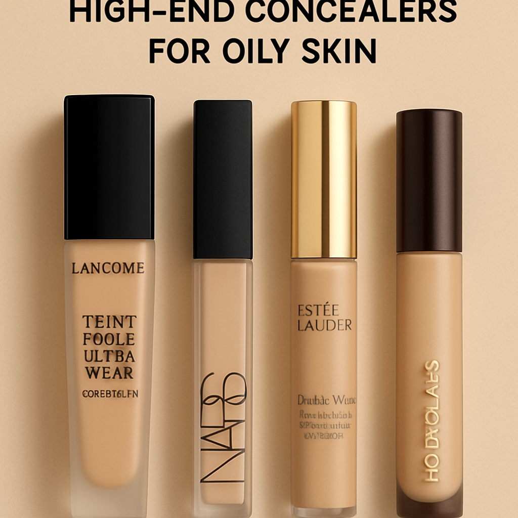 High-end concealers for oily skin