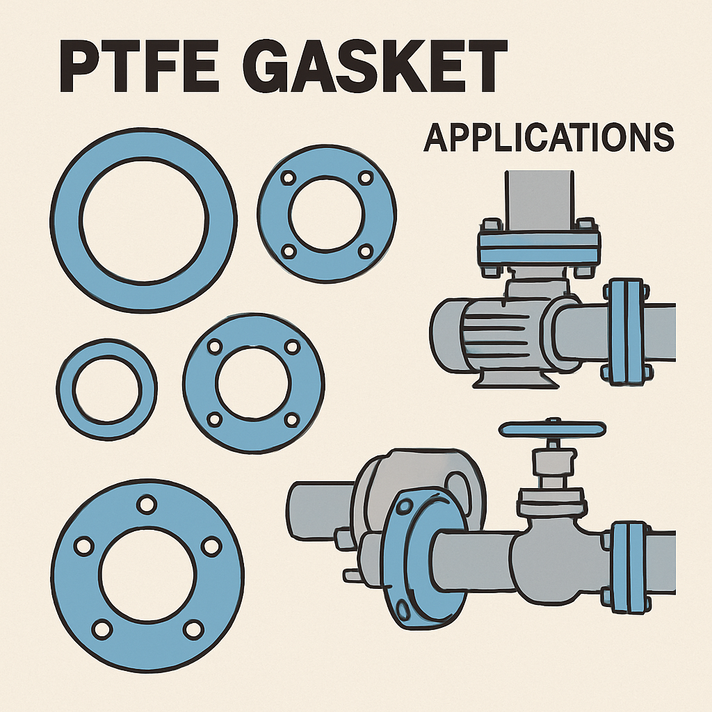 PTFE gasket examples and applications