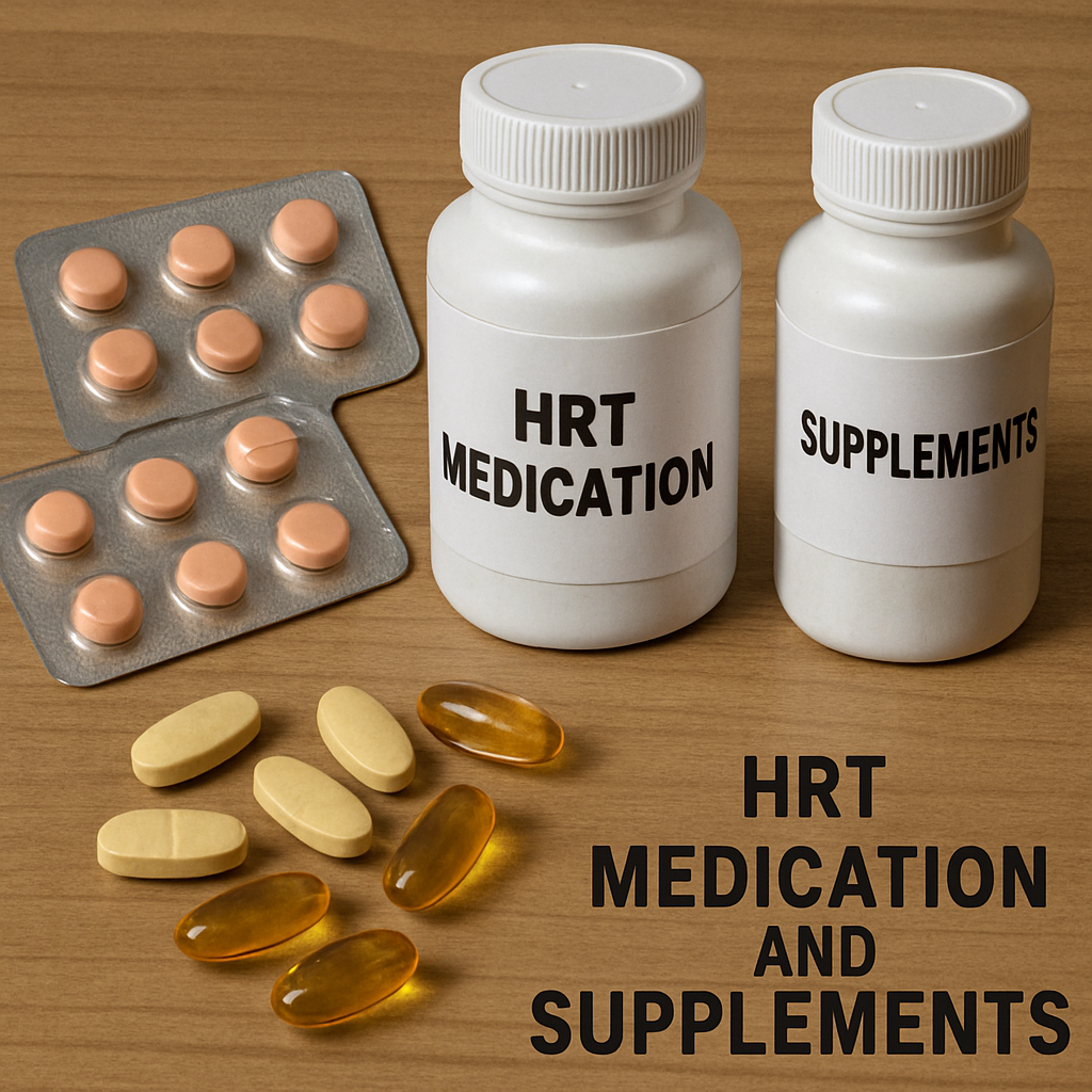 HRT medication and supplements