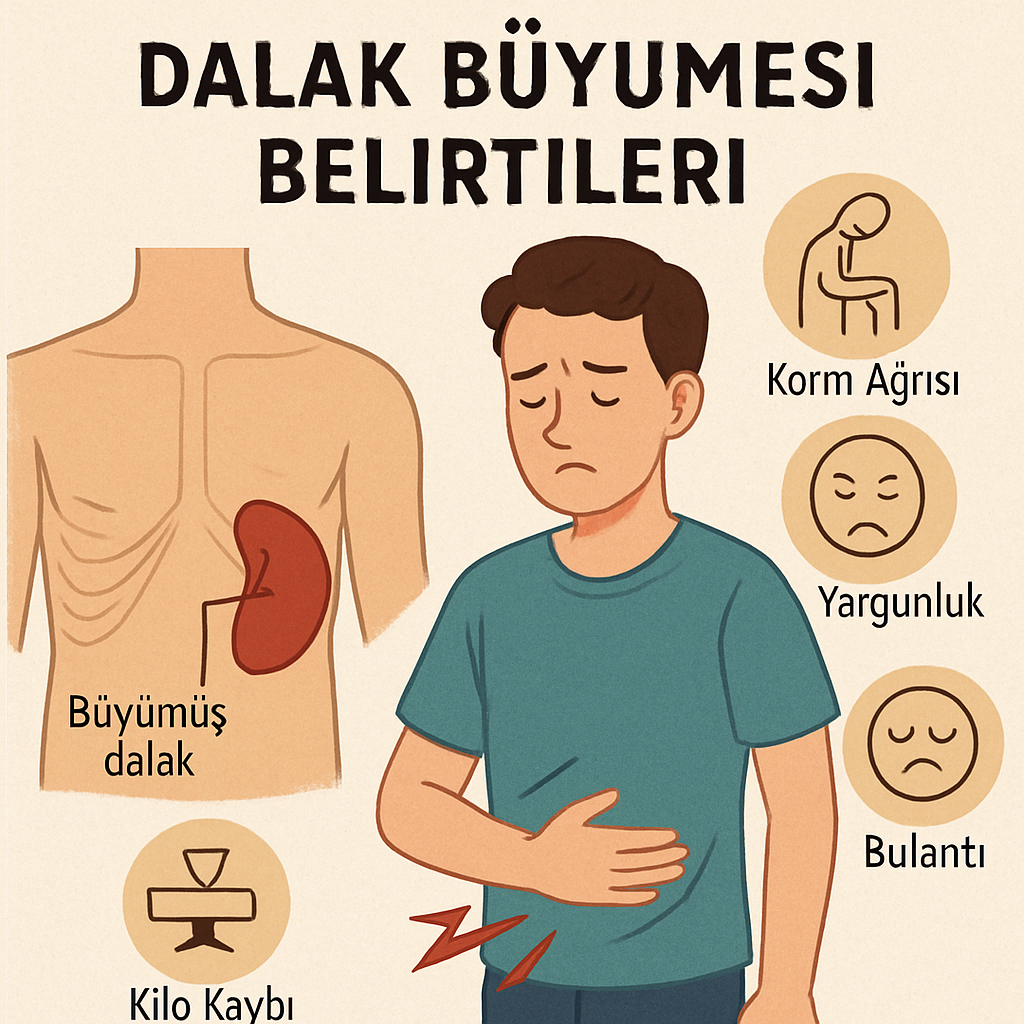Dalak büyümesi belirtileri