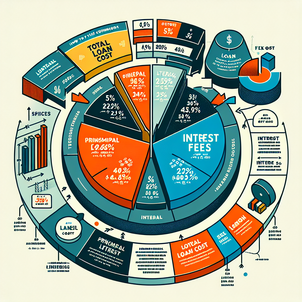 A graph showing you total loan costs what can increase it and where you can reduce at