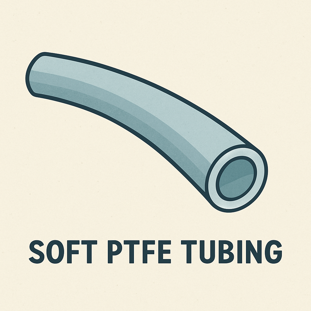 Soft PTFE tubing illustration
