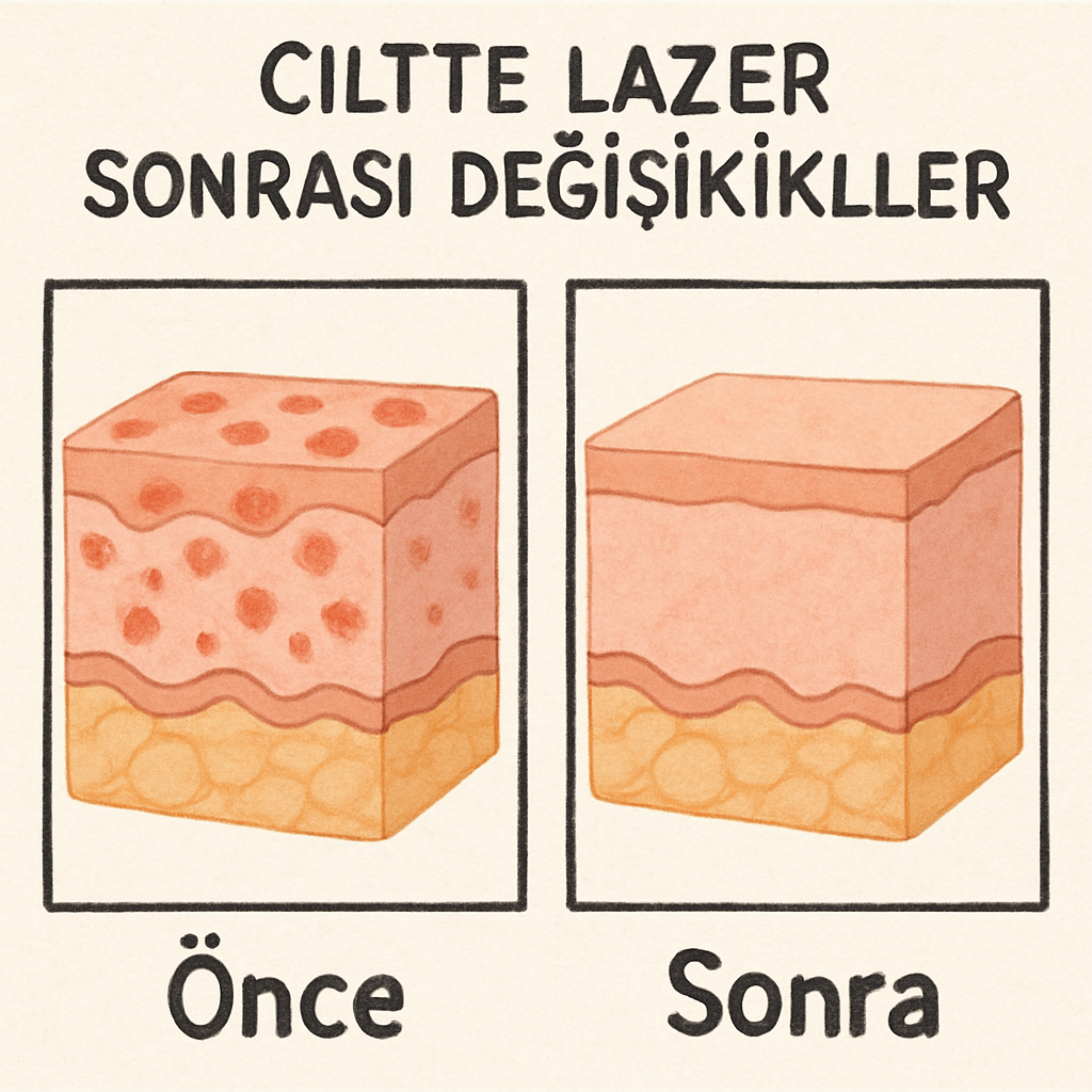 Ciltte Lazer Sonrası Değişiklikler