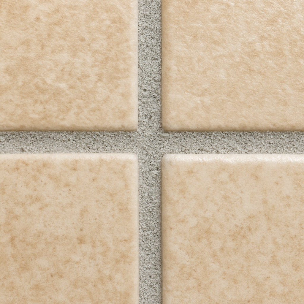 Epoxy grout close-up