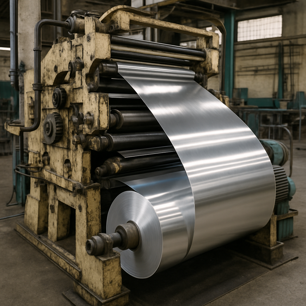 Aluminum foil production line