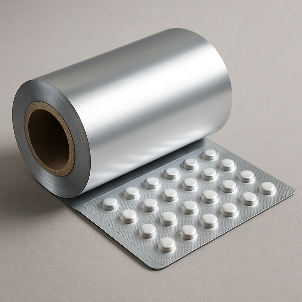 Pharmaceutical aluminum foil roll