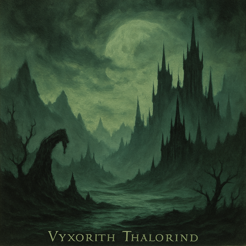 A mysterious landscape from the realm of Vyxorith Thalorind