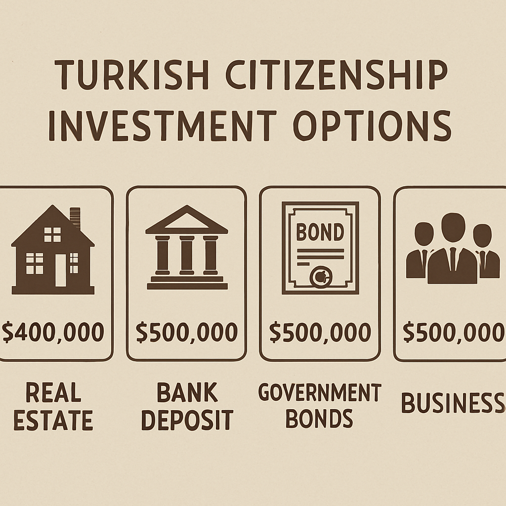 Turkish Citizenship Investment Options
