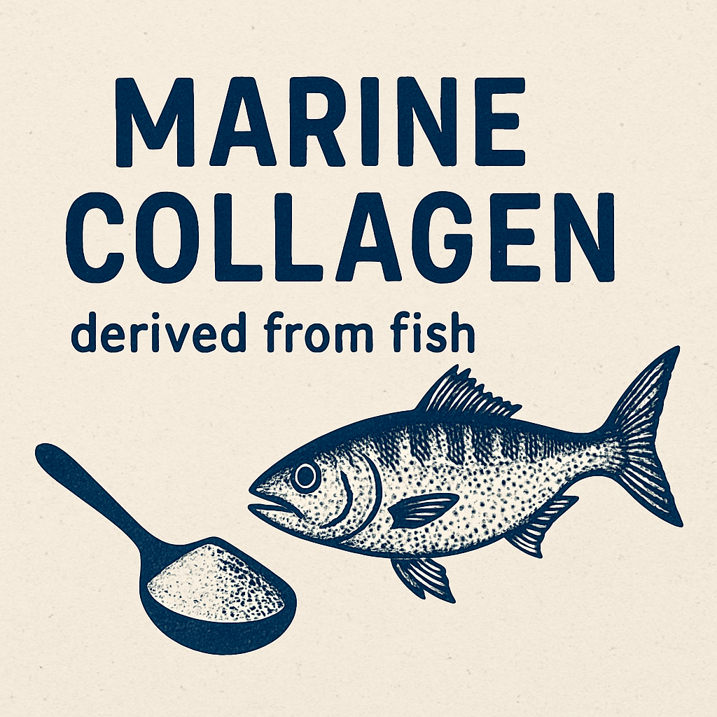 Marine collagen derived from fish