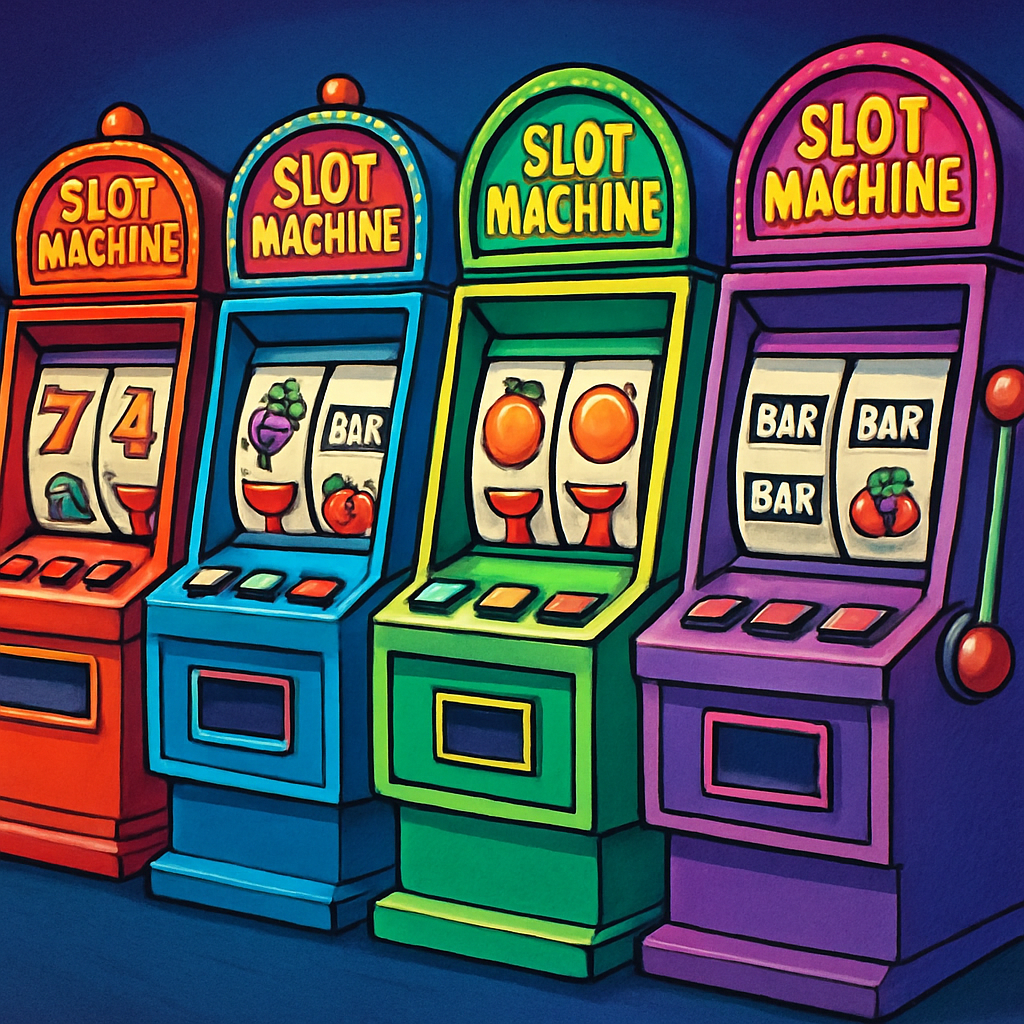 Colorful Slot Machines