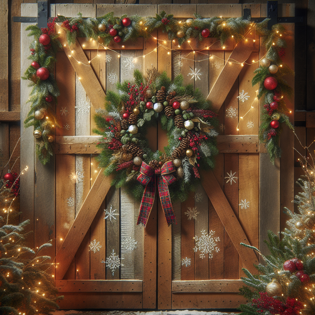 Barn Door Holiday Decor