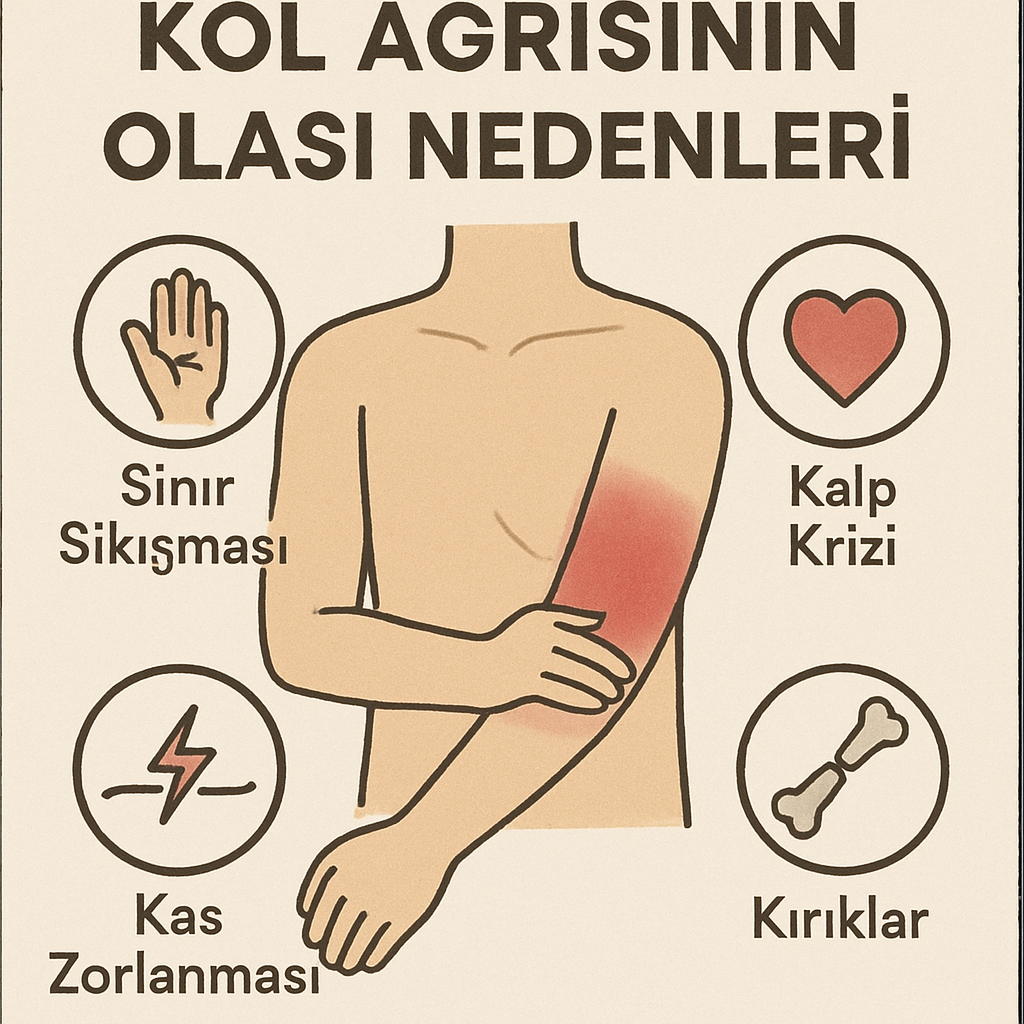 kol ağrısının olası nedenleri