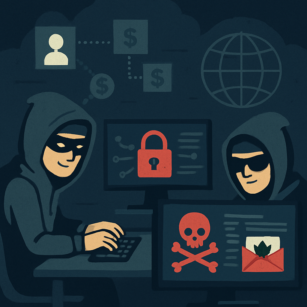 cybercriminals at work