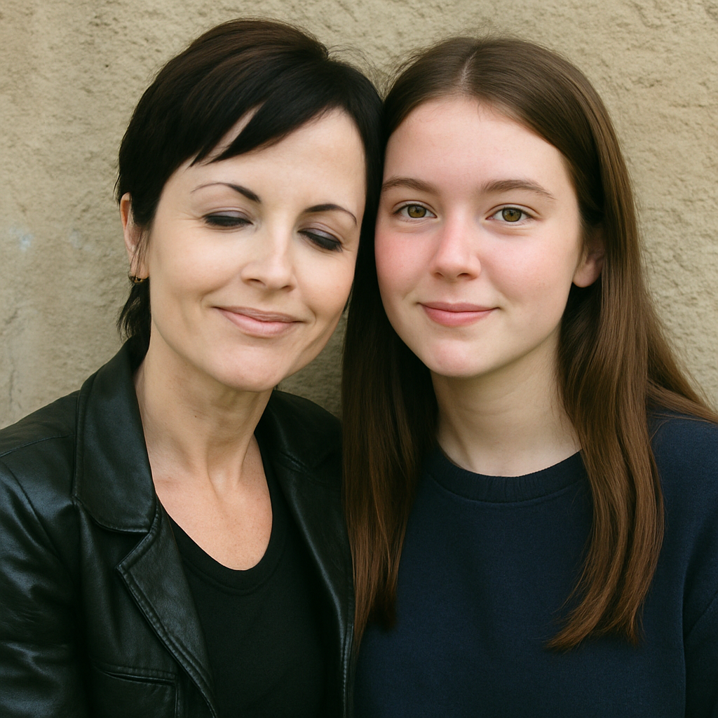 Dolores O'Riordan with Molly Leigh Burton