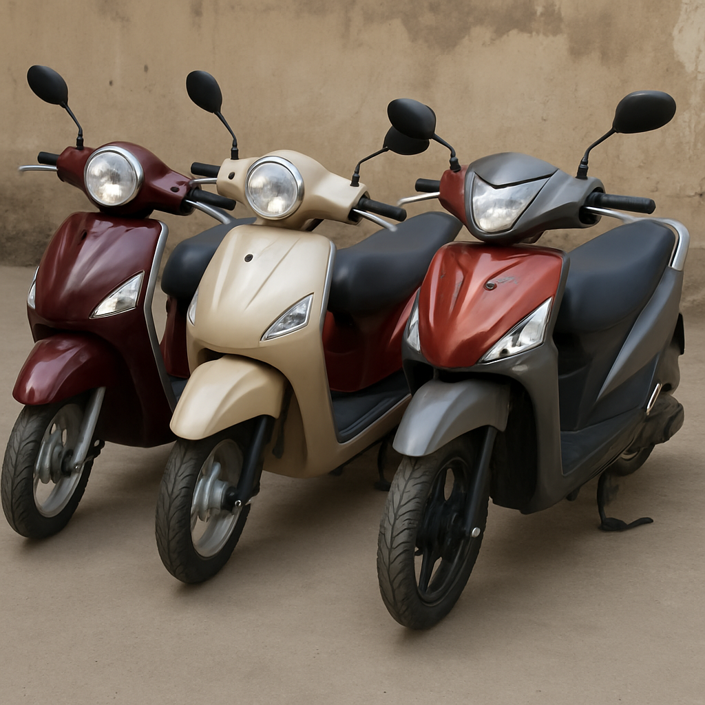 Scooty models in Pakistan