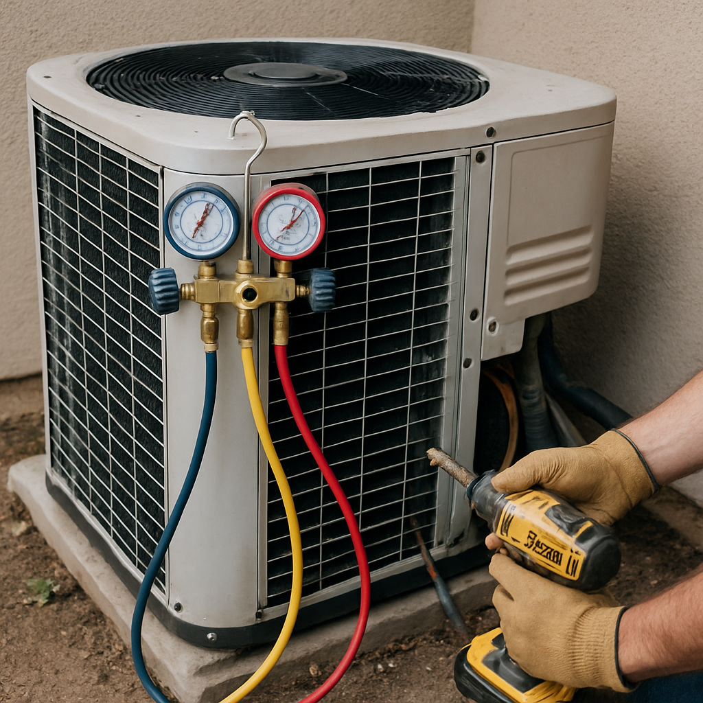 Troubleshooting Your Outside AC Unit Issues during routine maintenance