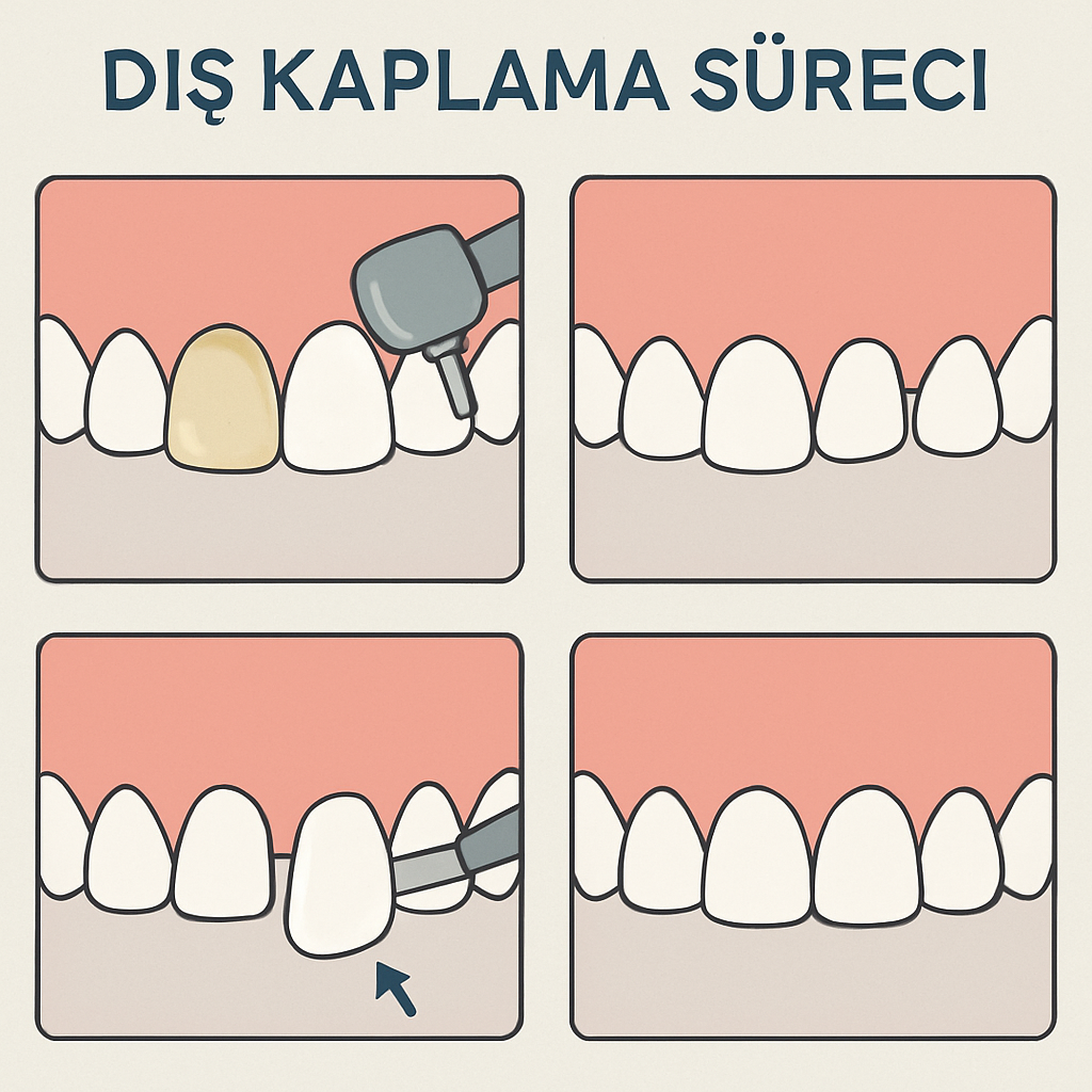 Diş kaplama süreci