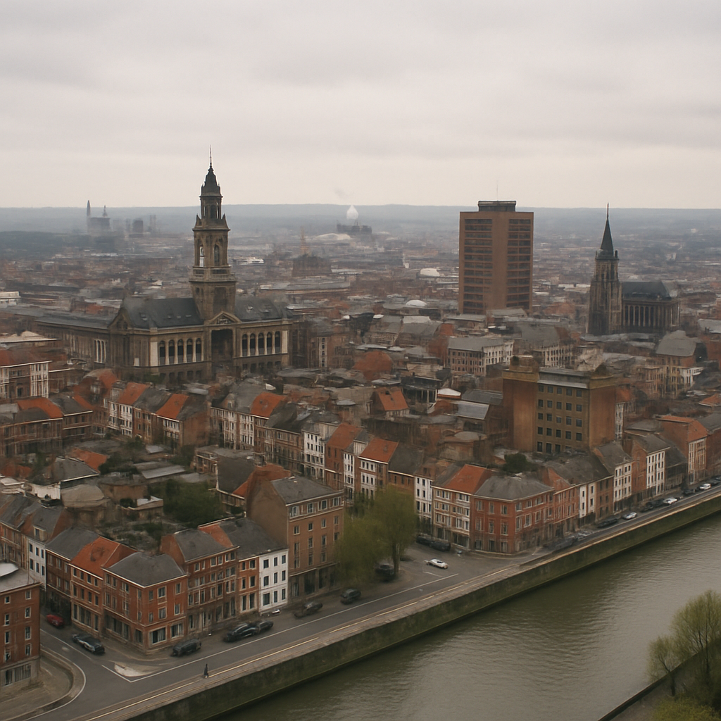 Vue panoramique de Charleroi