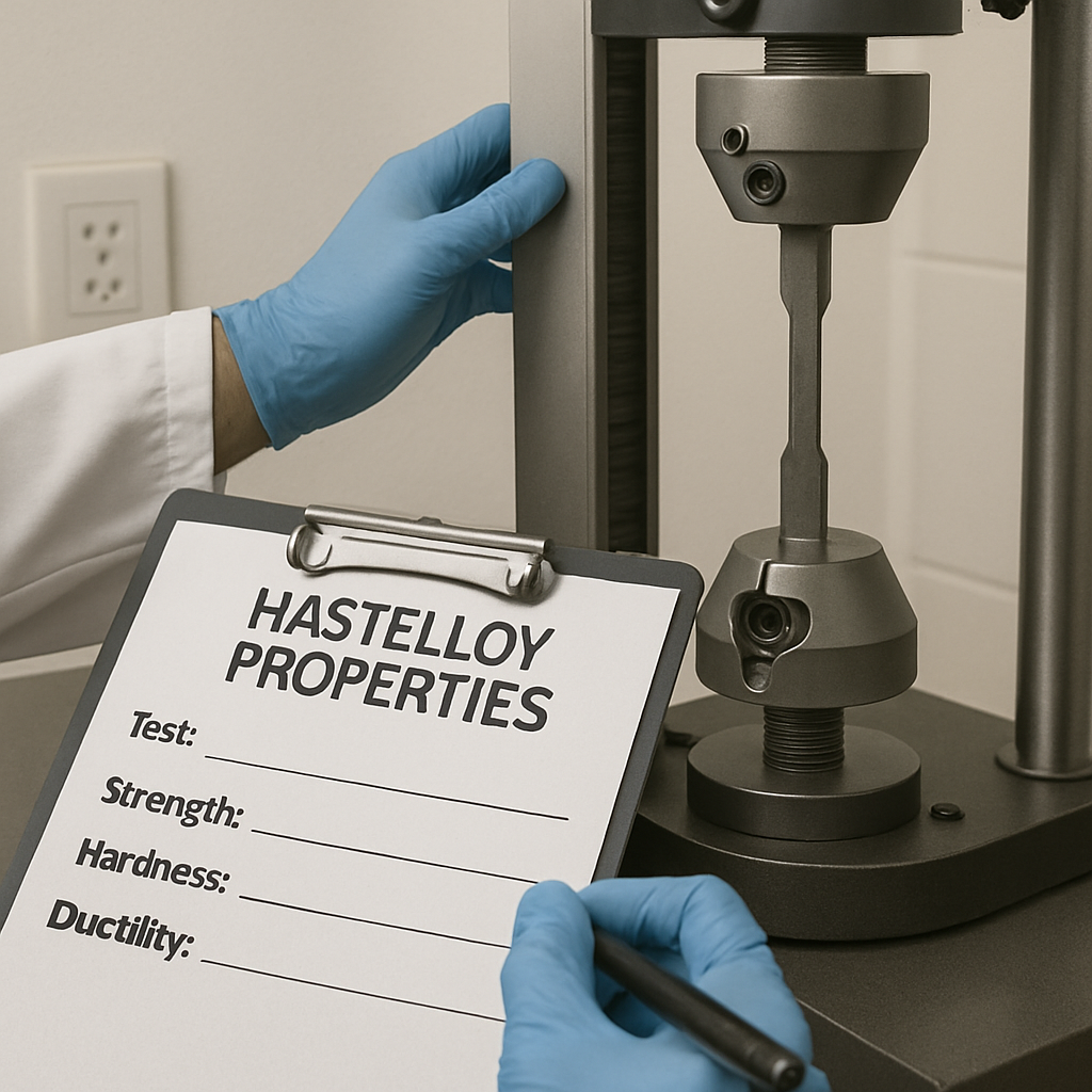 Laboratory testing of Hastelloy properties
