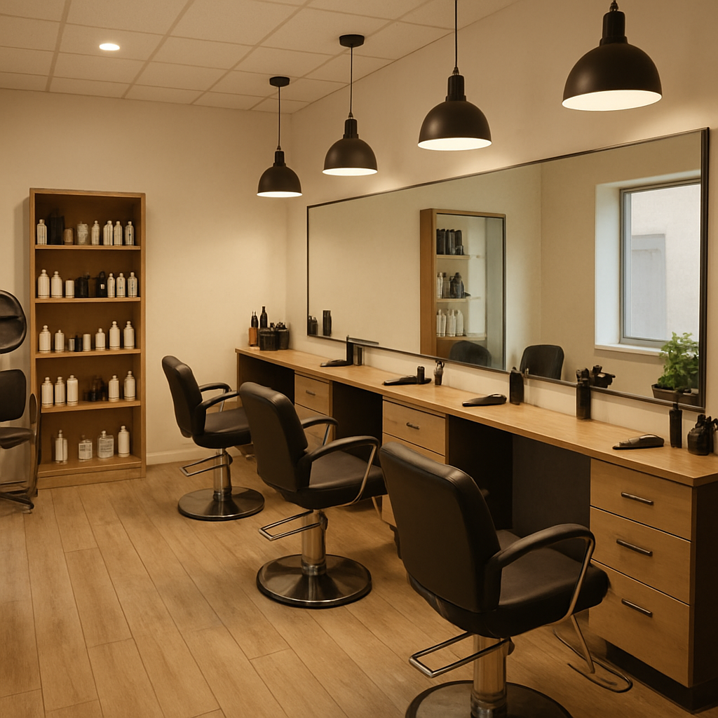 hair salon interior