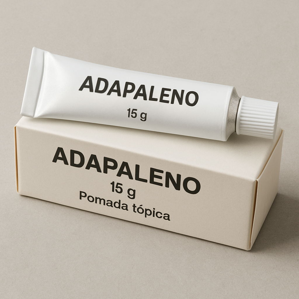 Adapaleno en envase de farmacia