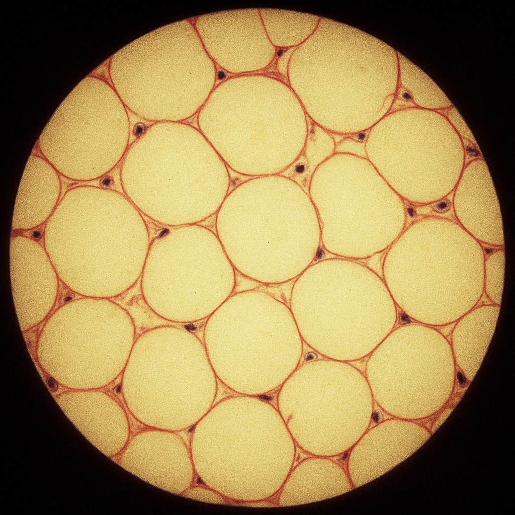 Fat Cells Under Microscope