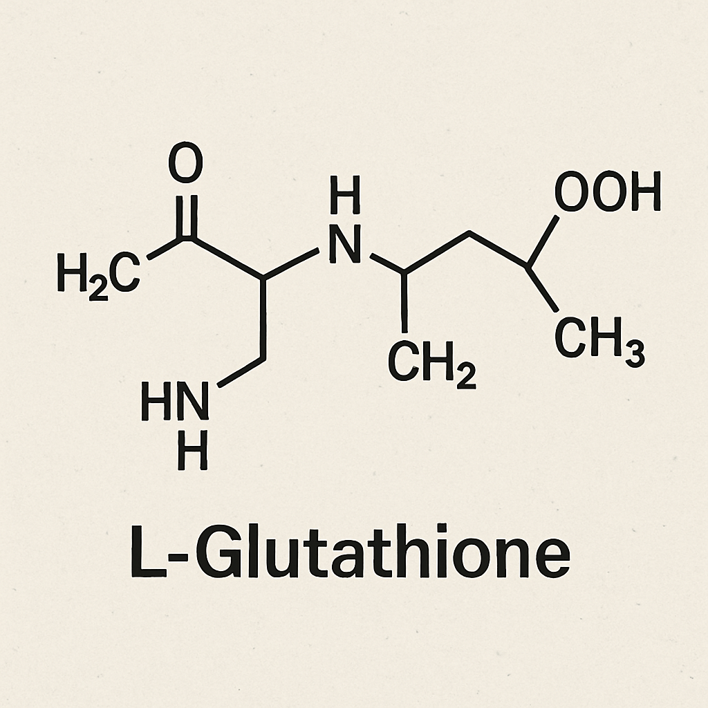 L-Glutathione Molecular Structure