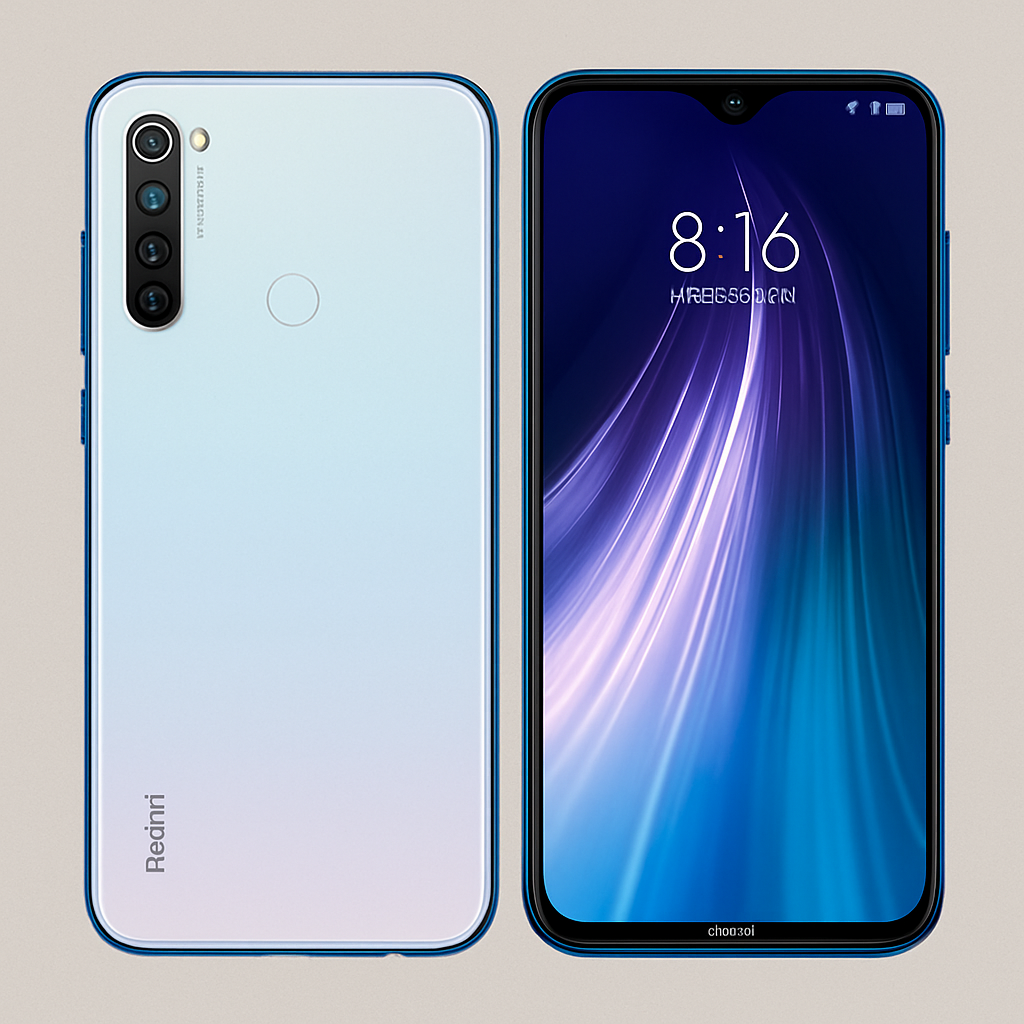 Redmi Note 8 design and display