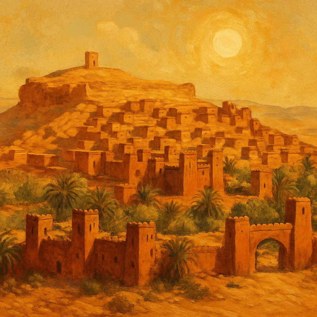 Ait Ben Haddou bajo el sol del desierto
