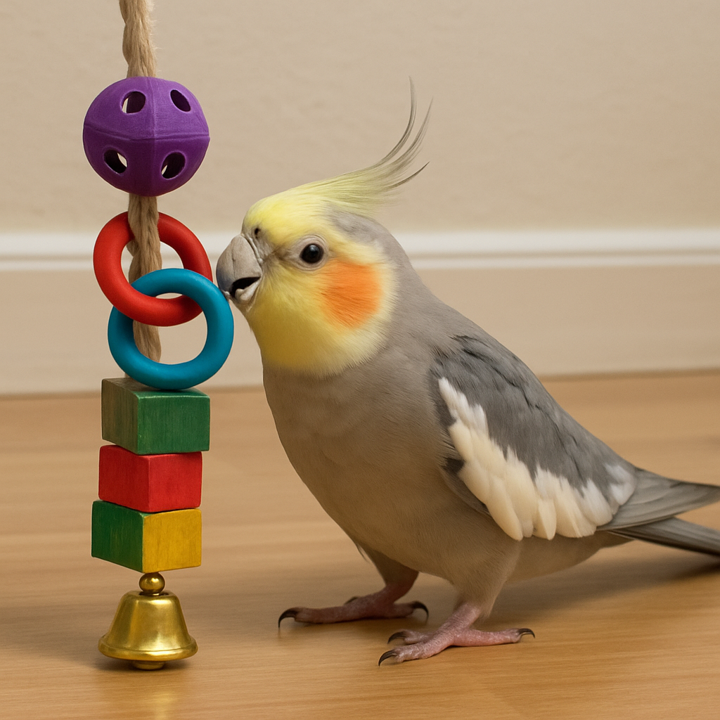 cockatiel_playing_with_toy