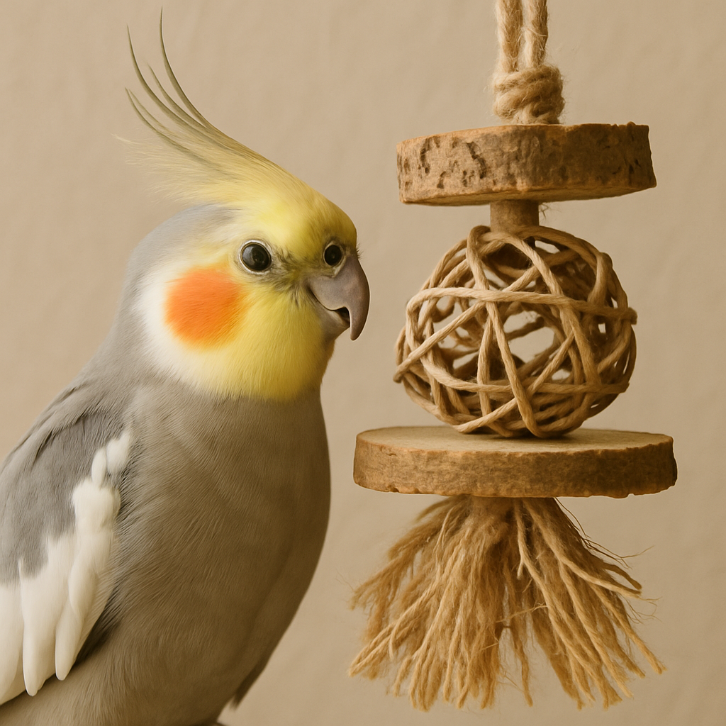 cockatiel_with_natural_toy